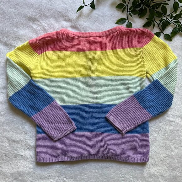 FREE w/ Purchase Joe Fresh 3T Cardigan Multicolor Striped Kids Sweater - Picture 8 of 16